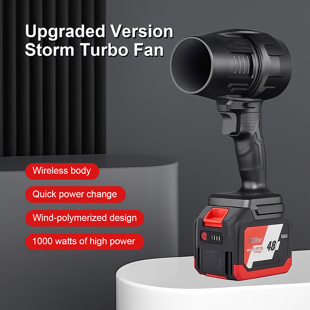 AeroVex 48V Cordless Turbo Jet Blower With 35000PA Powerful Suction